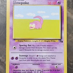 Pokemon Fossil Set Slowpoke