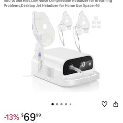 Smart Nebulizer, Intelligent Digital Display Nebulizer Machine for Adults and Kids