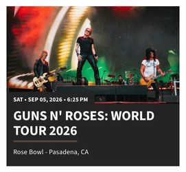 Guns N’ Roses Tickets for Sale! 🎸