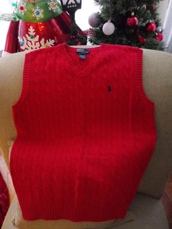R. Lauren big boys sweater vest