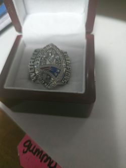 Size 12 New England Patriots Stainless Steel Championship Ring 