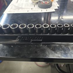 Snap On 3/8 Sockets Semi Deep 