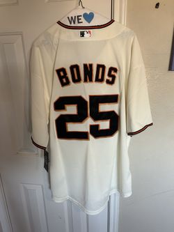 Nike Barry Bonds San Francisco Giants cream jersey size 2xl