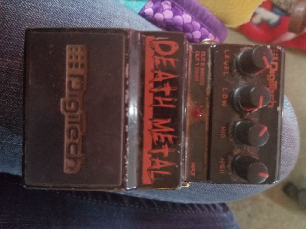 Digitech death metal pedal for electric guitar just pedal