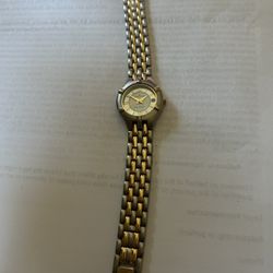 Anne Klein Gold And Silver Ladies Wristwatch!!