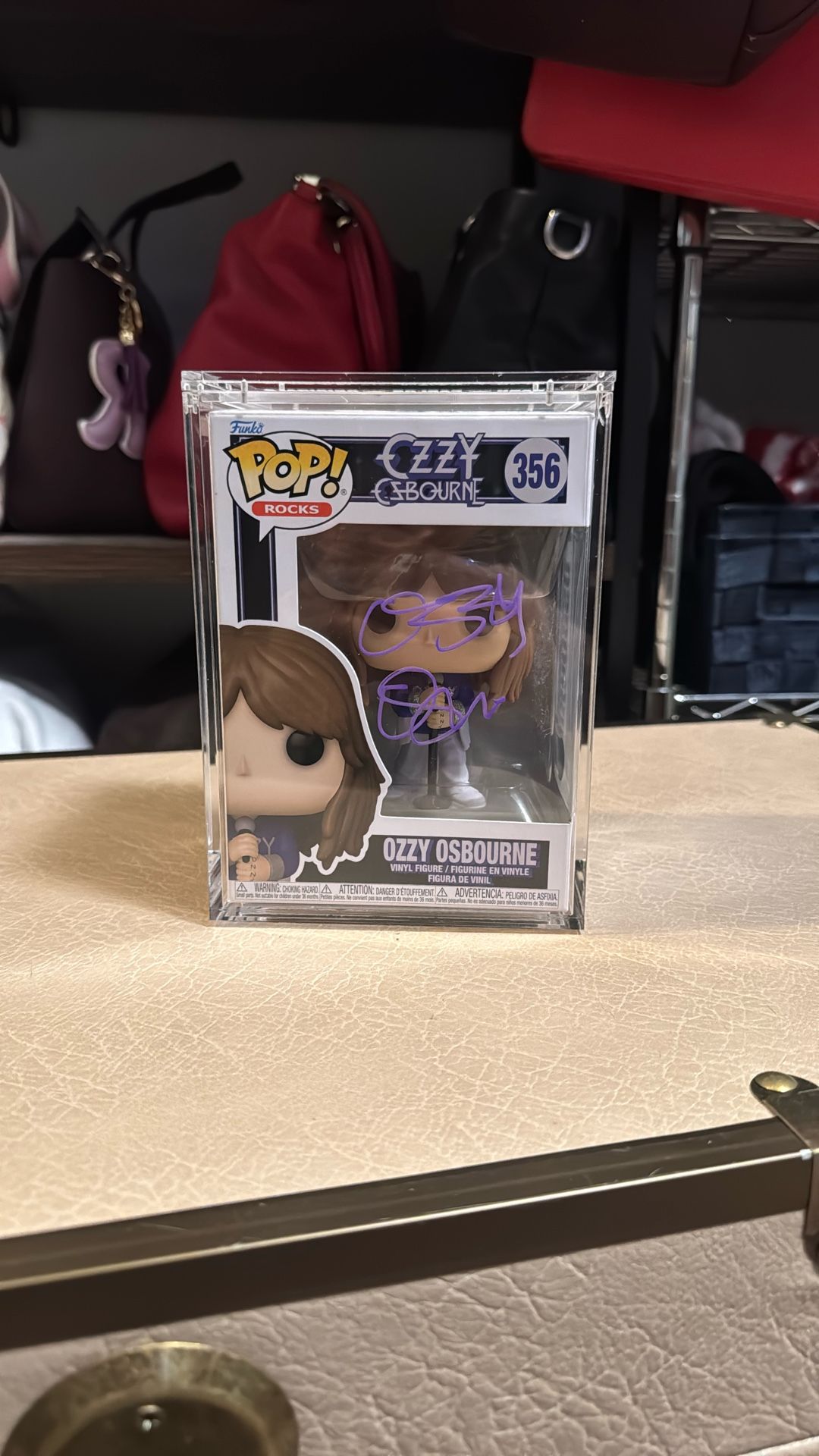 Ozzy Osbourne Beckett-Witnessed Signed Funko Pop Authentic Autograph