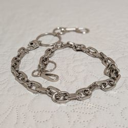 Y2K Skull Pocket Chain - Silver - Great Condition 