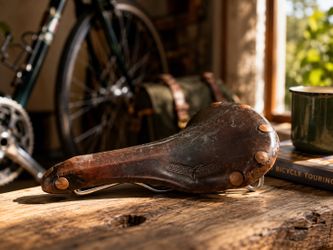 Vintage Brooks Swift Leather Saddle – Made in England