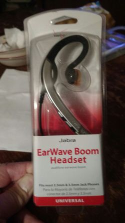Jabra earwave boom headset