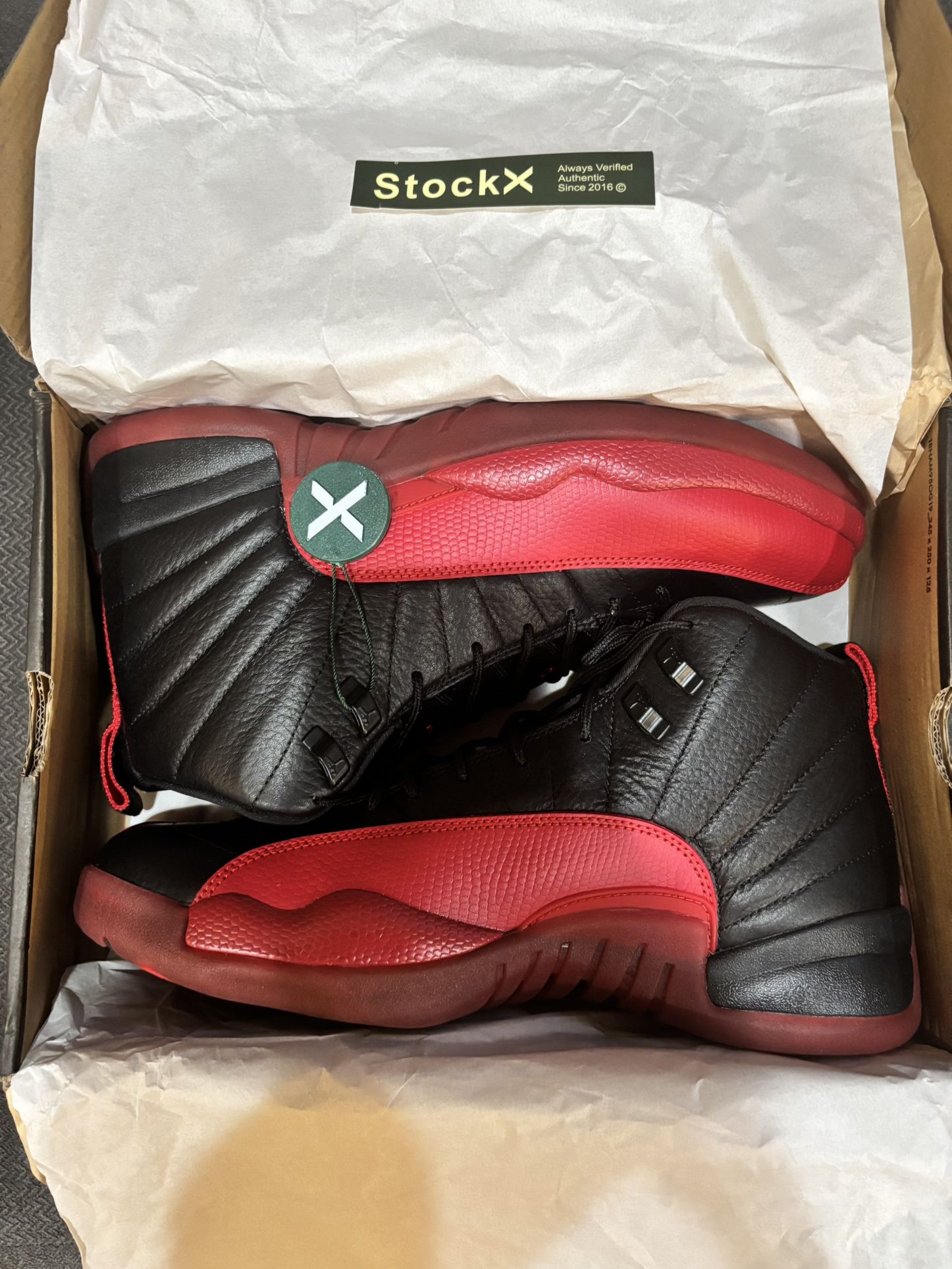 Air Jordan 12 Retro Flu Game 2016 Size 13 Black Varsity Really