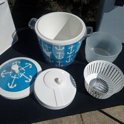 VINTAGE NAUTICAL ICE BUCKET 