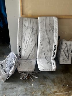 Bauer gsx full set goalie pads 32+