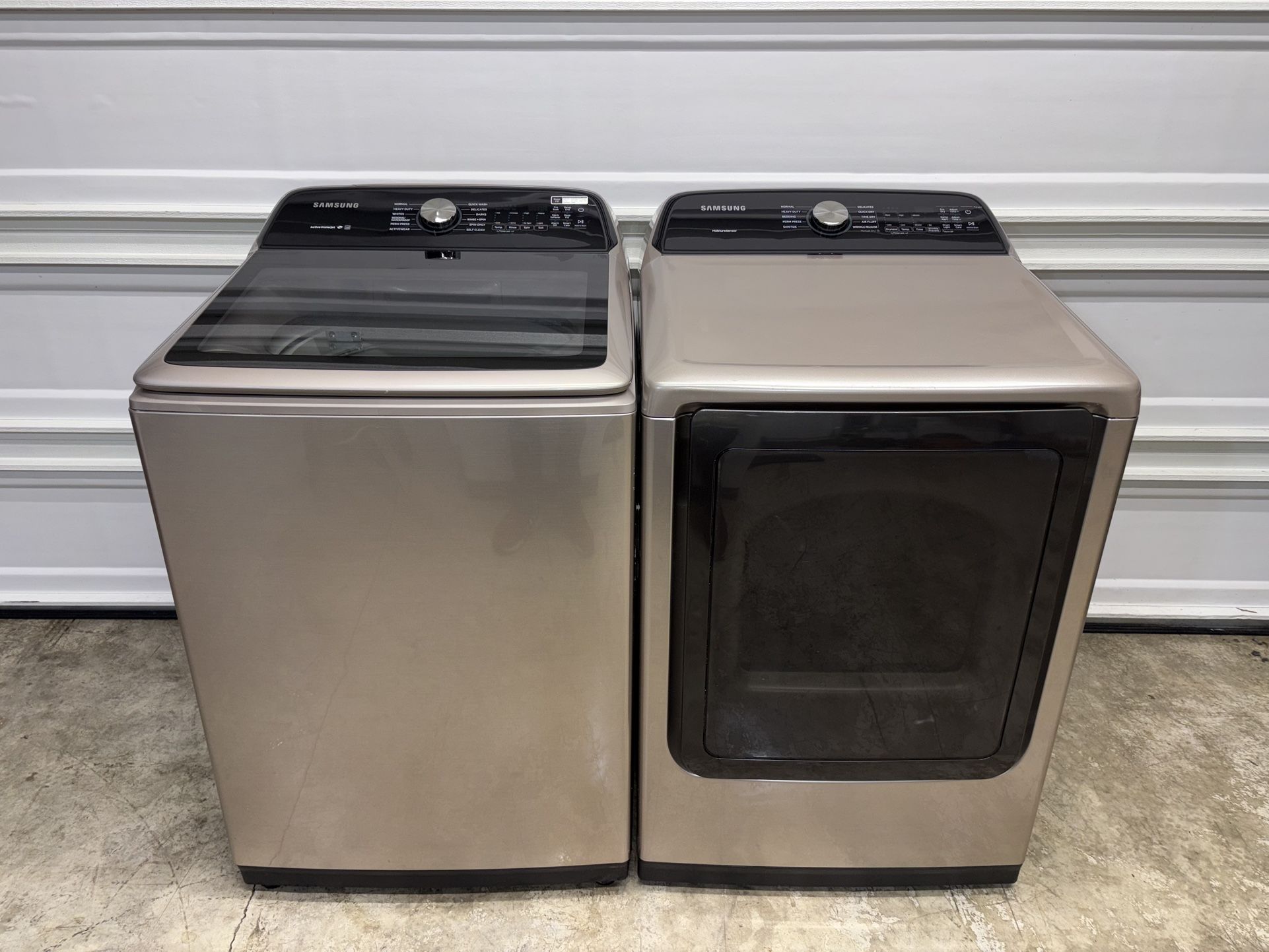 Samsung XL Capacity Washer Dryer Set Electric