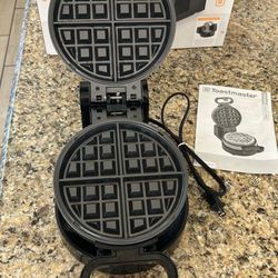 Flip-Over Hotel Style Waffle Maker 