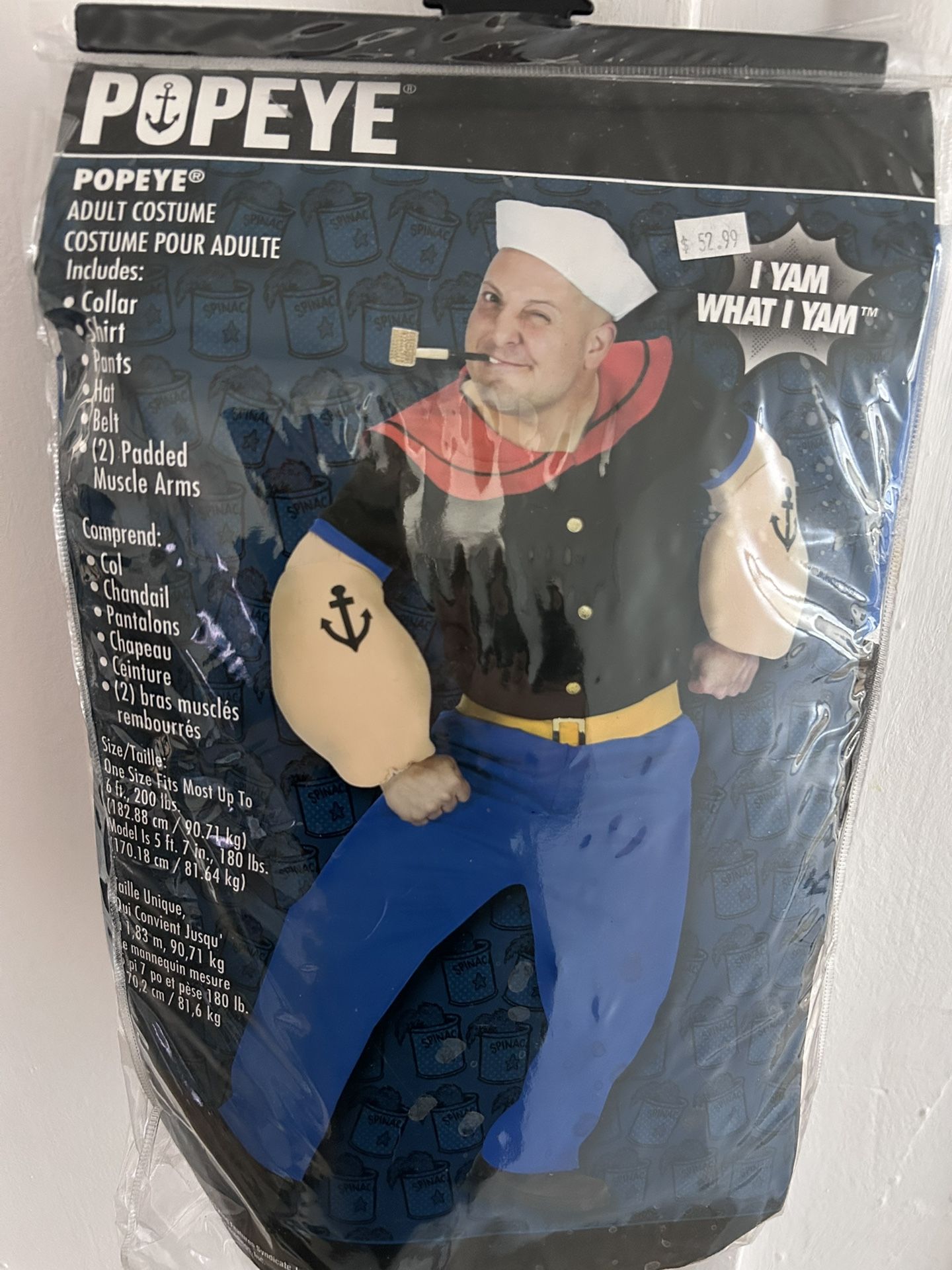 Pop Eye And Olive Oyl Costume 