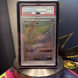 Sylveon gx rising guardians Psa 10 low pop