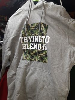 Trying to blend in hoodie med