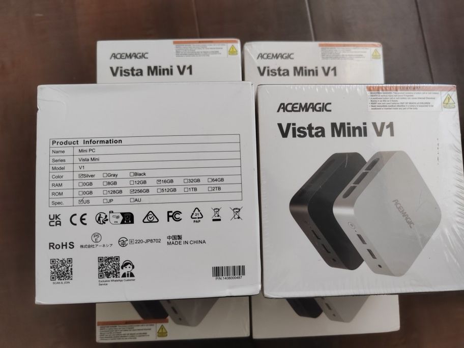 New office home computer ACEMAGIC Vista Mini PC V1 win11 pro N150 16RAM+256SSD WIFI6