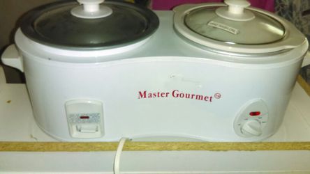Master gourmet double crock pot for Sale in Clay Center, KS - OfferUp