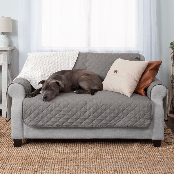 Grey Loveseat Cover