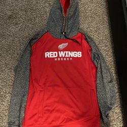 Detroit Red Wings Sweatshirt Jacket Large New