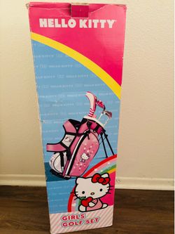 Kids hello kitty golf set