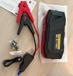 Car Jump Starter with Air Compressor Truck SUV Gas Diesel
