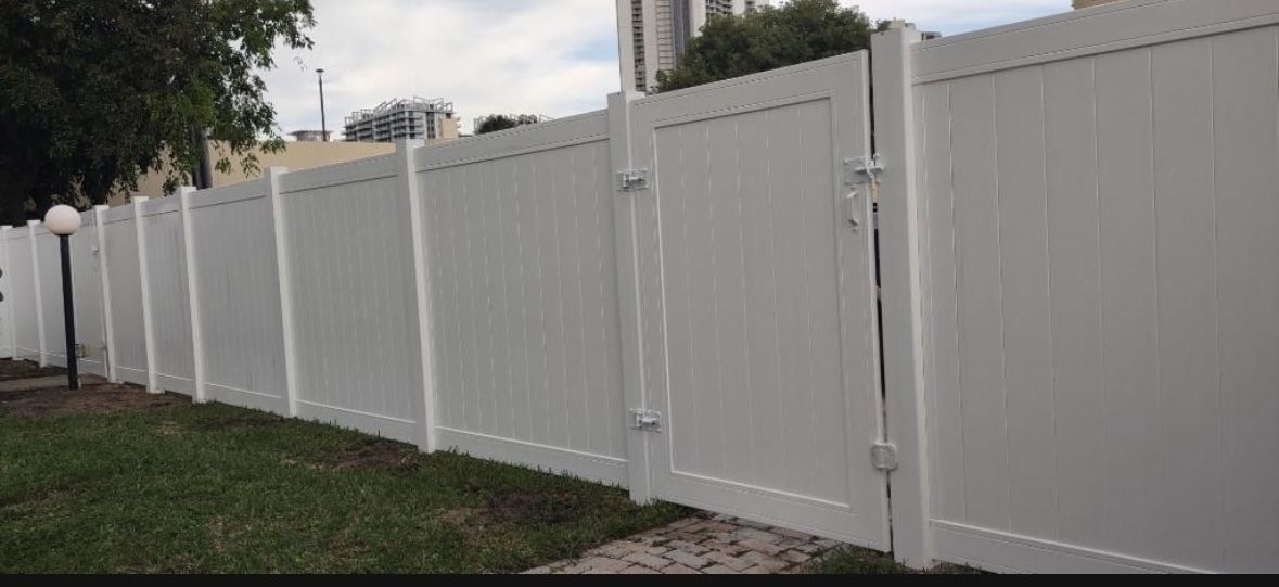 PVC-Vinyl Fence White