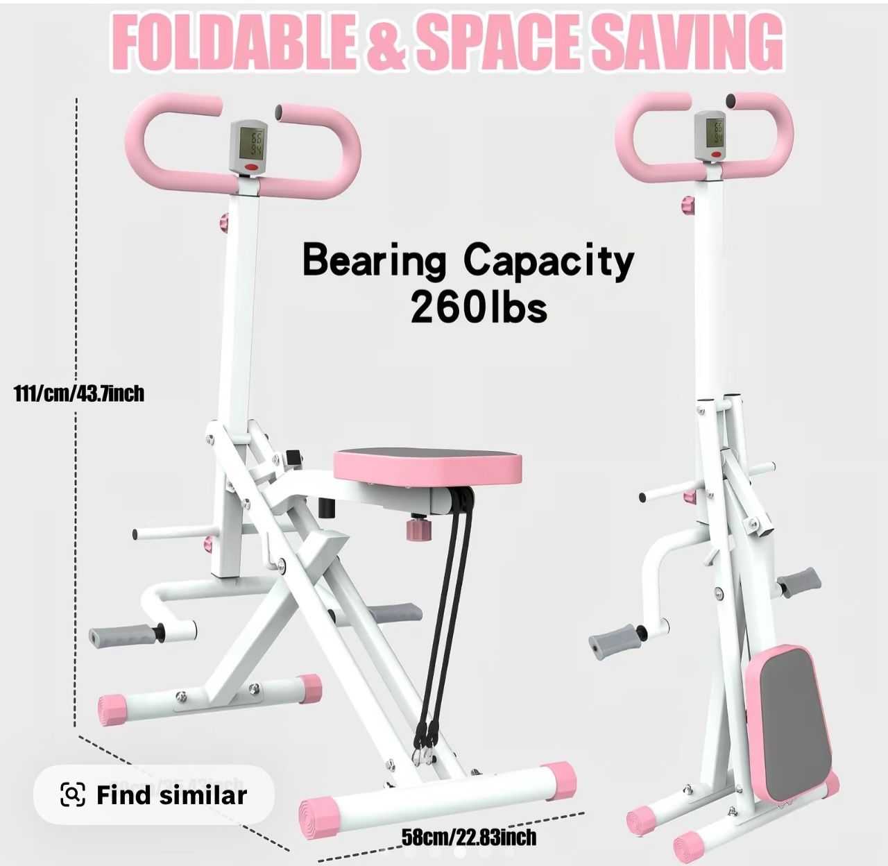 Squat Workout Machine ,pink