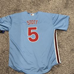 NWT Nike 2XL Philadelphia Phillies Powder Blue Bryson Stott Jersey Size XXLarge