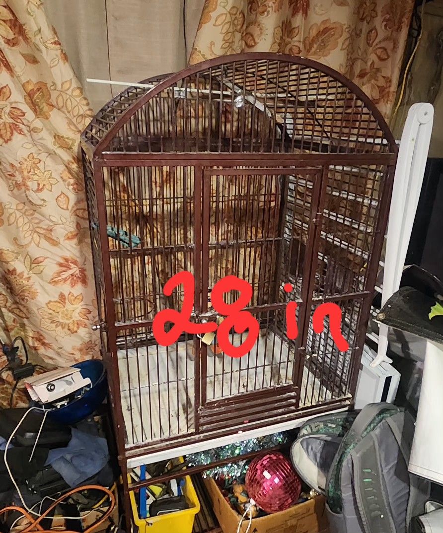 Pretty Good Size Bird Cage.