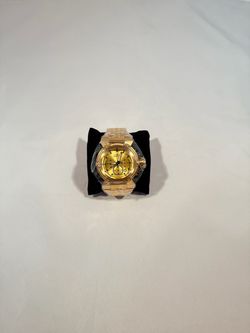 Invicta Gold-Tone Chronograph Watch
