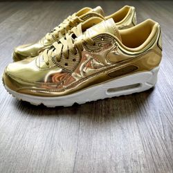 Nike Air Max 90 Metallic Gold Men’s 12 CQ6639-700