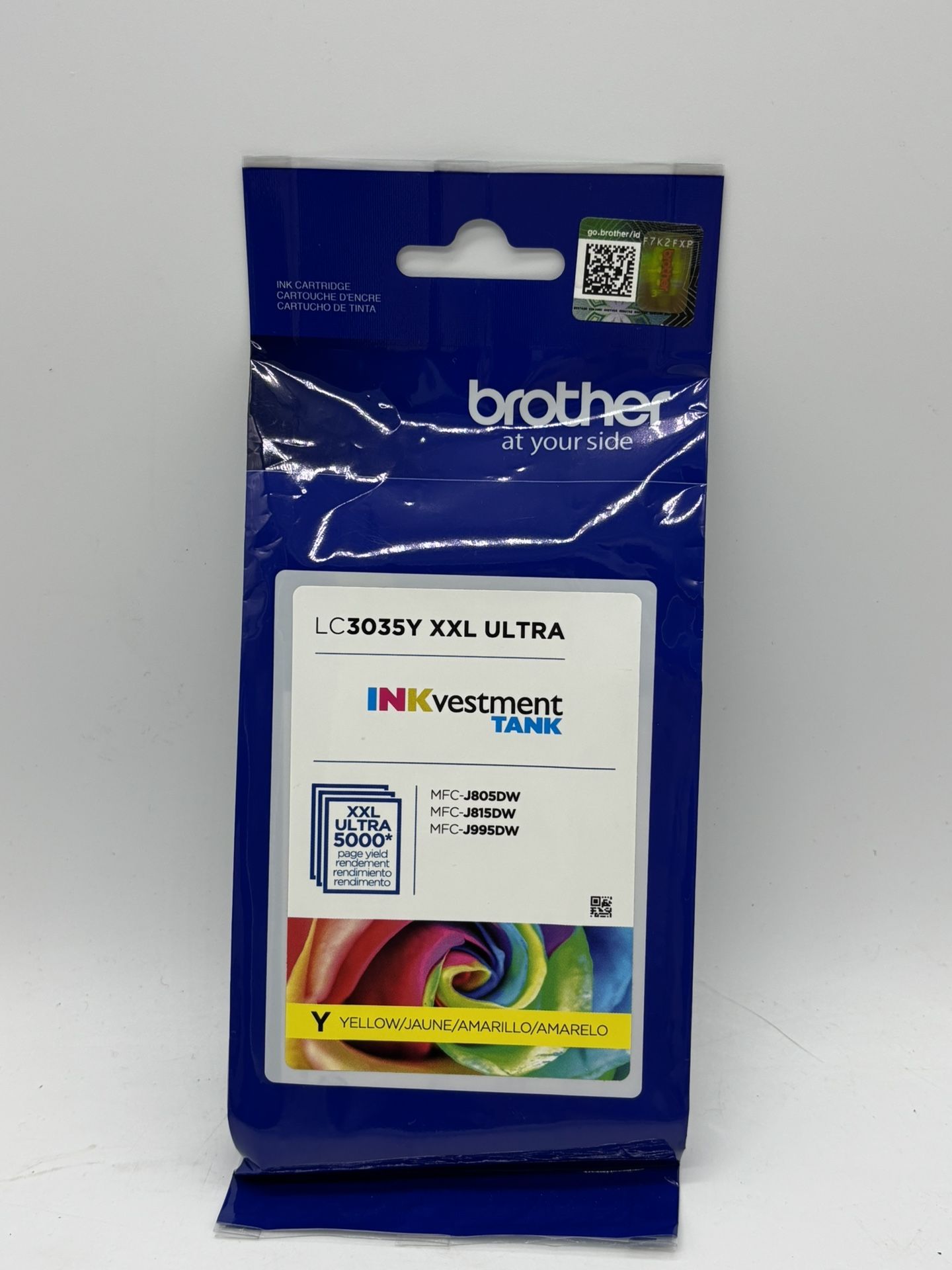Brother LC3035Y 5000 Page-Yield INKvestment XXL Ultra High-Yield Ink - EXP 8/26