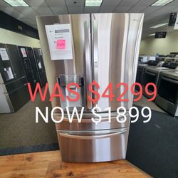 30 Cu. Ft. 4 Door Refrigerator, Door IN Door, Full Convert Drawer, Craft Ice