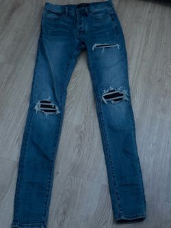 Amiri Clay Indigo Black Patch MX1 Size 28