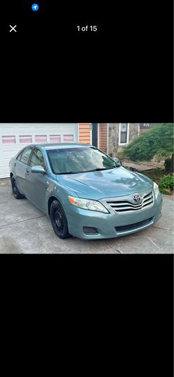 2011 Turquoise Toyota Camry LE Sedan