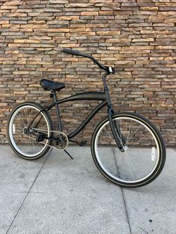 Nirve 26 inch Beach Cruiser Matte Black