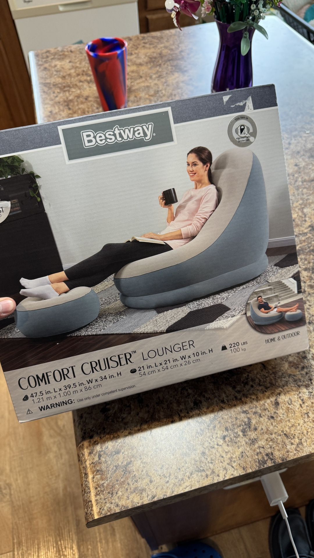 Inflatable Chair In Box Never Opened