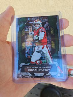 Brock Purdy Topps 49ers Numbered /99 Football Card