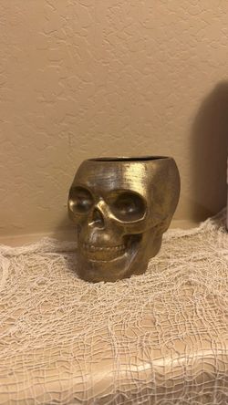 Calavera cerámica para altares
