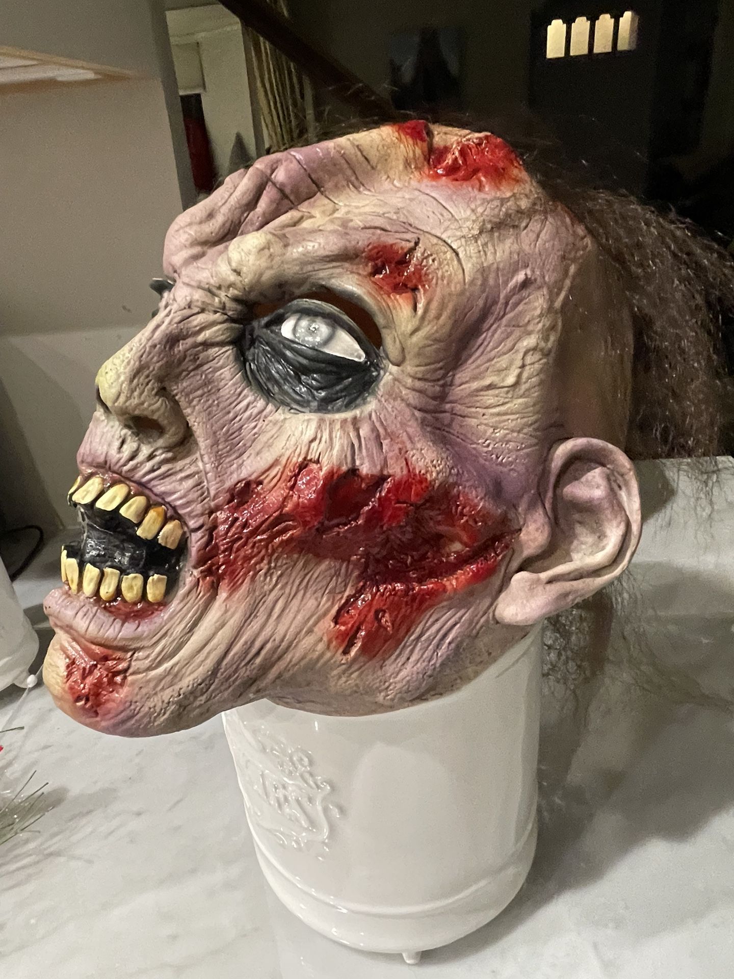 Mask Creepy Horror Bloody Halloween Zombie Unused 