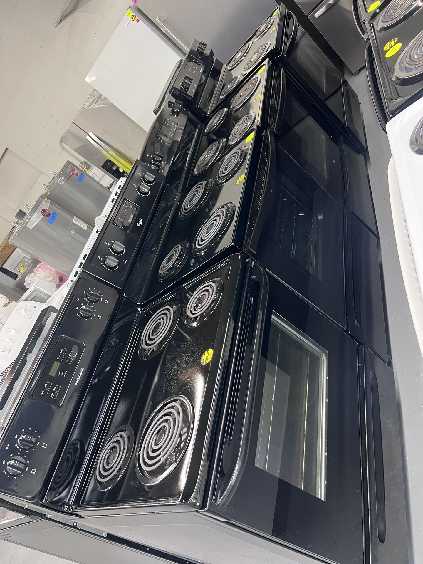 Black Electric Stove