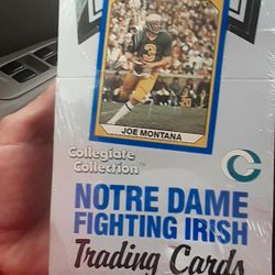 🏈🏈🏈 Notre Dame Fighting Irish Trading Cards WaxBox 36 Packs🔥Joe Montana's Pre-Rookie Cards‼Brand New Unopened Factory Sealed‼