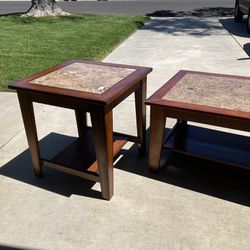 3pc Coffee & End Table Set