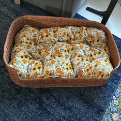 Amish wicker dog bed