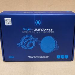 JL Audio Custom Fit Car Speakers 3 1/2" Component Mid Tweeters 50 Watts  CF-350MT 🚨 Payment Options Available 🚨 No Credit Needed 🚨 