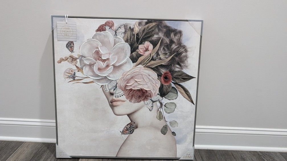 Marmont Hill Dreamy Flower Crown Canvas Art