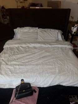 King Size Bed-frame and Mattress