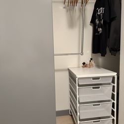 Elfa Mesh Drawer Unit – White – Excellent Condition